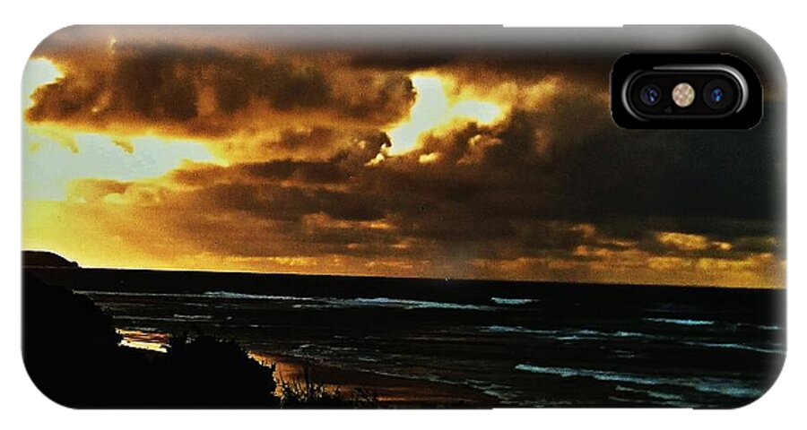 Phillip Island iPhone X Case featuring the photograph A stormy Sunrise by Blair Stuart