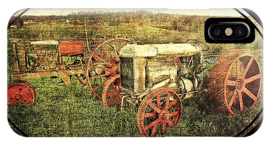 1923 Fordson Tractor iPhone X Case featuring the photograph Vintage 1923 Fordson Tractors by Mark Allen