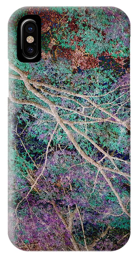 Forest iPhone X Case featuring the photograph A Forest of Magic #1 by Eena Bo