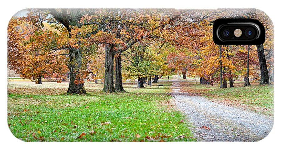 Valley Forge Park iPhone X Case featuring the photograph A walk in the PArk #1 by Robert Culver