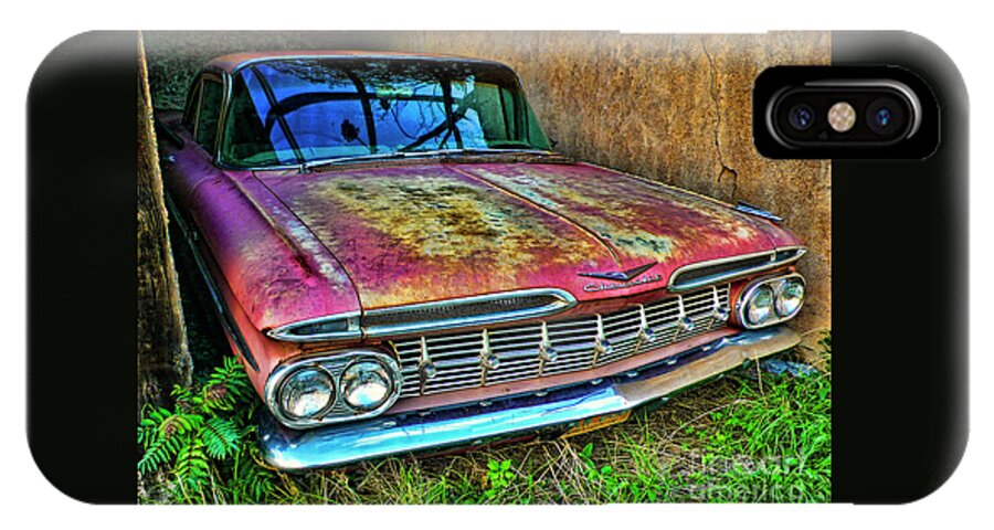 Chevrolet iPhone X Case featuring the photograph Classic Chevy #1 by Charlene Mitchell