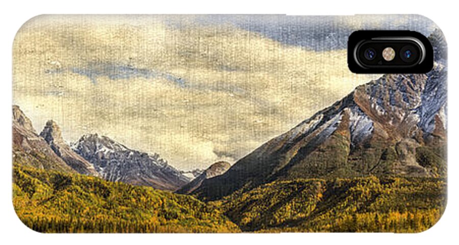 Mountains iPhone X Case featuring the photograph Dan Creek Alaska by Fred Denner