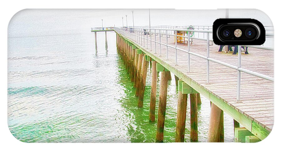 Fishing Pier iPhone X Case featuring the photograph Fishing Pier, Margate, New Jersey #1 by A Macarthur Gurmankin