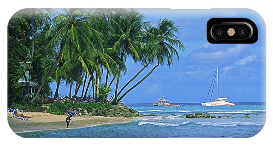 Barbados iPhone X Case featuring the photograph King's Beach, Barbados #1 by Gary Corbett