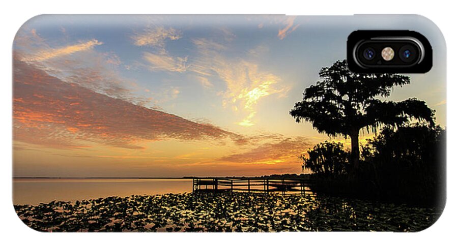 Florida iPhone X Case featuring the photograph Lake Sunrise #1 by Stefan Mazzola