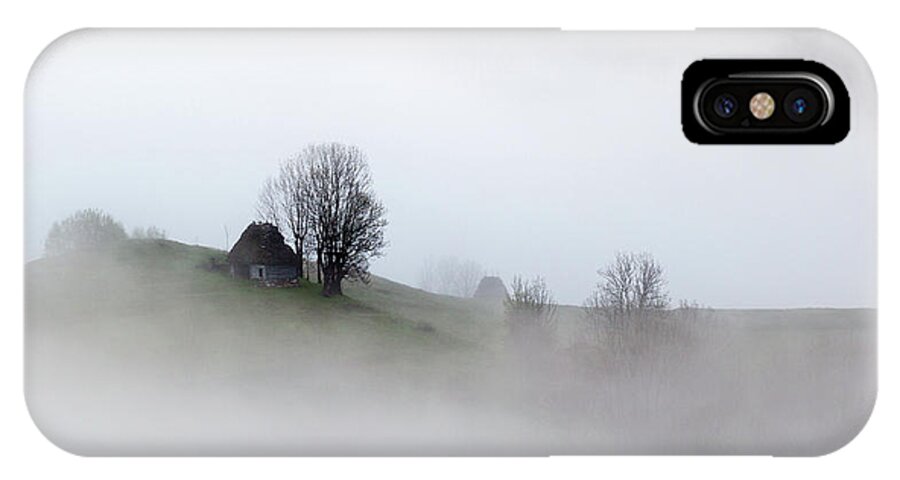 Fog iPhone X Case featuring the photograph Misty morning #1 by Hamos Gyozo