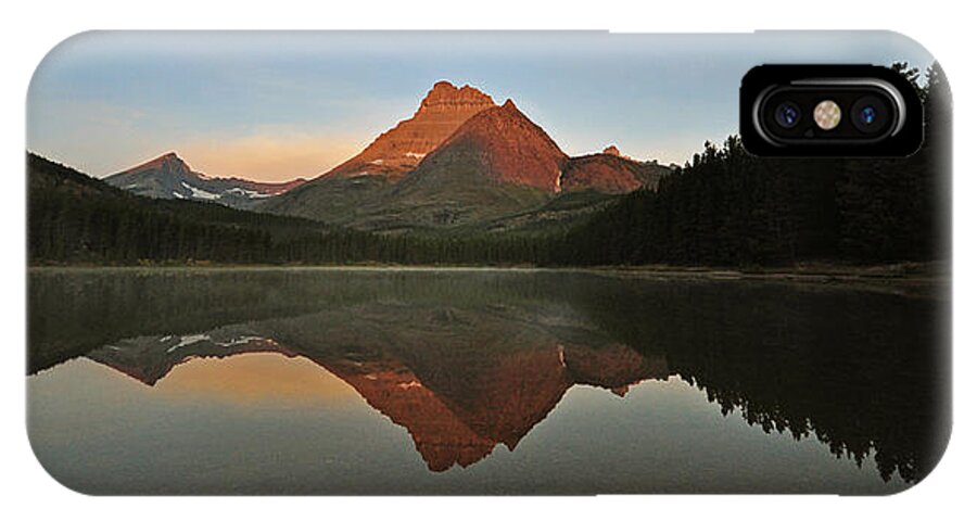Mountain iPhone X Case featuring the photograph Mount Wilbur, Glacier National Park #1 by Jedediah Hohf
