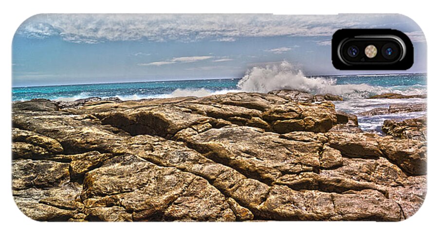 Hdr iPhone X Case featuring the photograph Mouth of Margaret River Beach II #1 by Cassandra Buckley