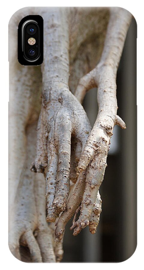 Praying Hands iPhone X Case featuring the photograph Nature #1 by Shelley Jones