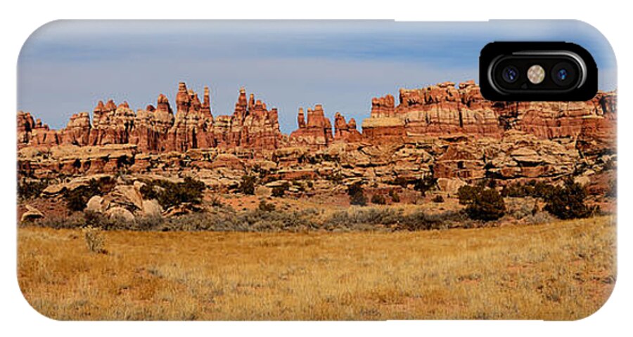 Canyonlands iPhone X Case featuring the photograph Needles at Canyonlands #1 by Tranquil Light Photography