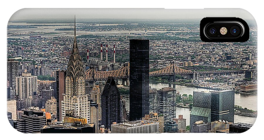 New York City iPhone X Case featuring the photograph New York New York #1 by Don Mennig