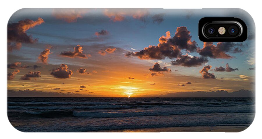 Florida iPhone X Case featuring the photograph Pink Cloud Sunrise Delray Beach Florida #1 by Lawrence S Richardson Jr