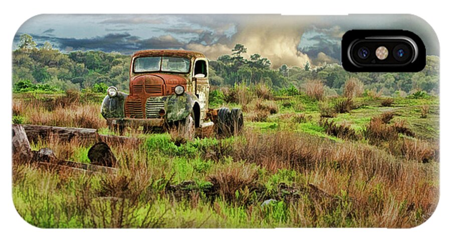 Art Photography iPhone X Case featuring the photograph Tornado Truck #1 by Blake Richards