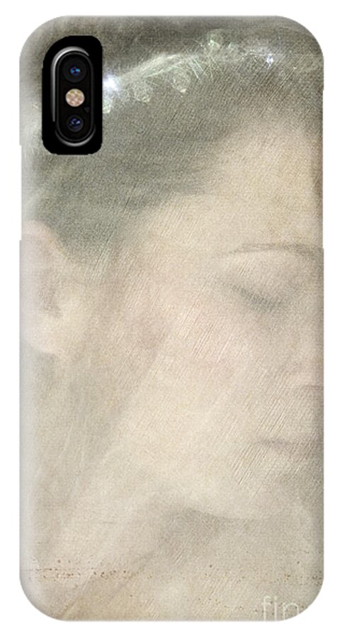 Veil iPhone X Case featuring the photograph Veiled princess #1 by Clayton Bastiani