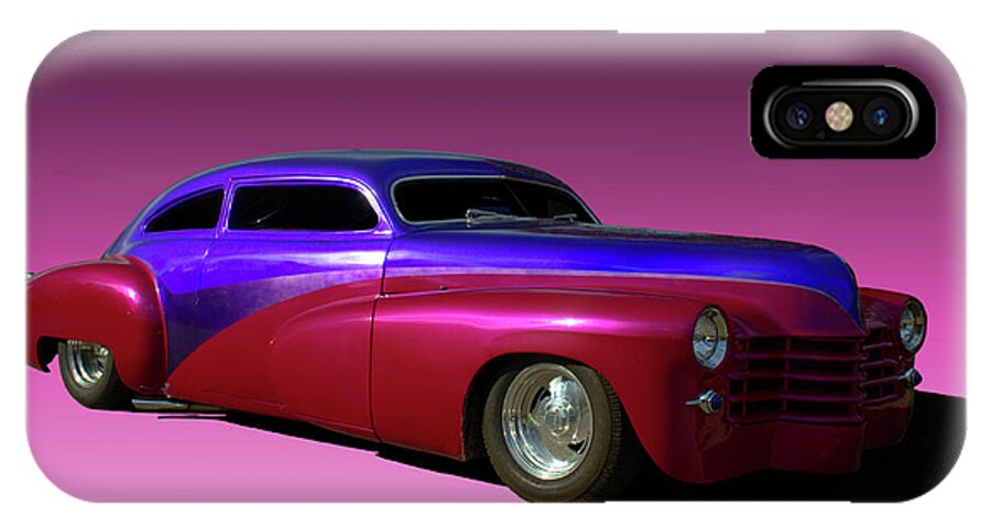 1947 Cadillac iPhone X Case featuring the photograph 1947 Cadillac Radical Custom by Tim McCullough