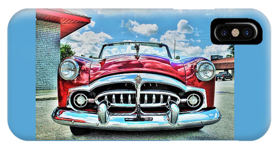 Automobile iPhone X Case featuring the photograph 1952 Packard 250 Convertible by Karl Anderson