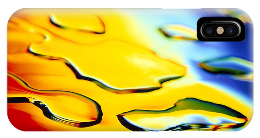 Abstract iPhone X Case featuring the photograph Abstract Water #2 by Tony Cordoza