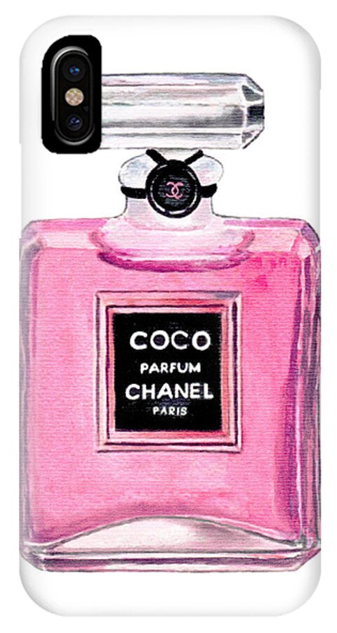 Coco Chanel Perfume Iphone X Case For Sale By Del Art