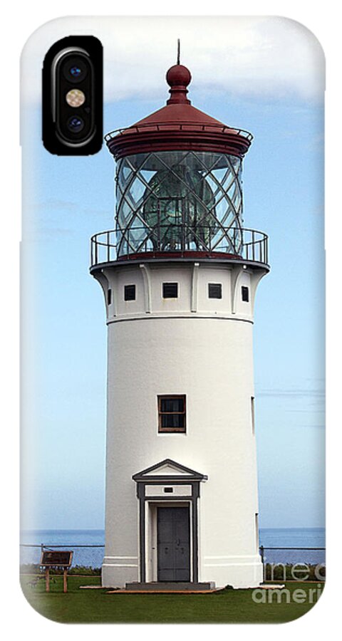 Lighthouse iPhone X Case featuring the photograph Kilauea Lighthouse on Kauai #2 by Catherine Sherman