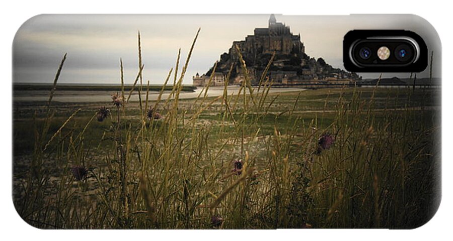 Monastery iPhone X Case featuring the photograph Mont St Michel #2 by Therese Alcorn