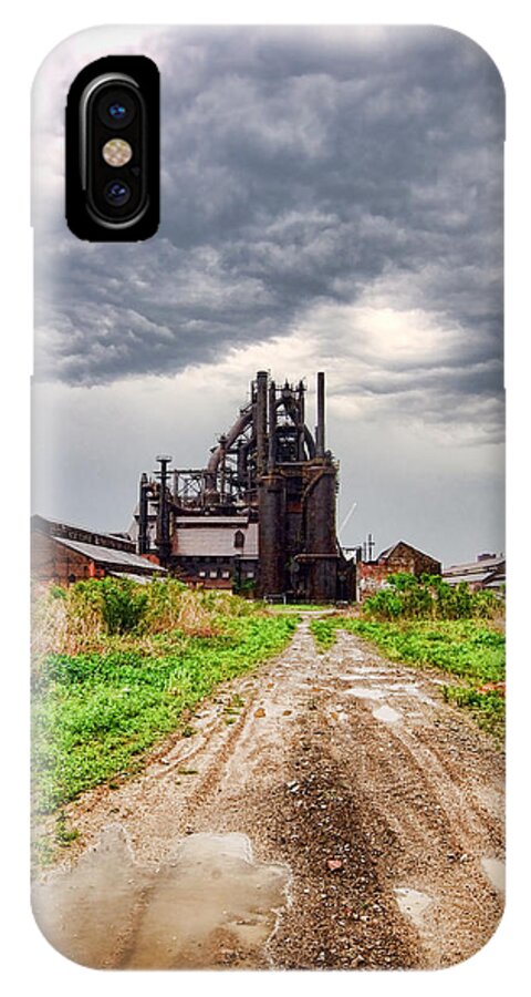 Bethlehem Steel iPhone X Case featuring the photograph Bethlehem Steel #3 by Michael Dorn