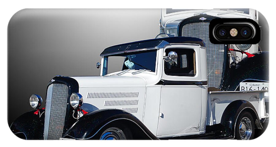 Chev iPhone X Case featuring the photograph 34 Chev Pickup by Jim Hatch