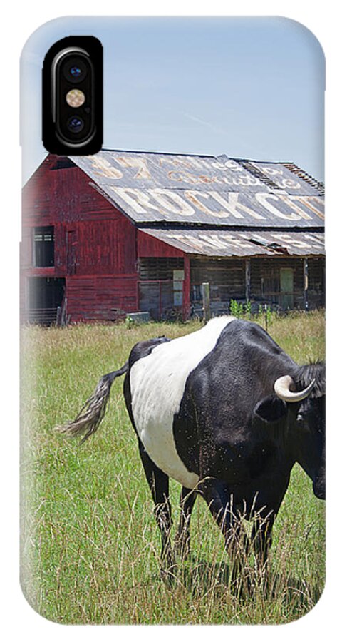 Cow iPhone X Case featuring the photograph 37 More Miles by David Troxel
