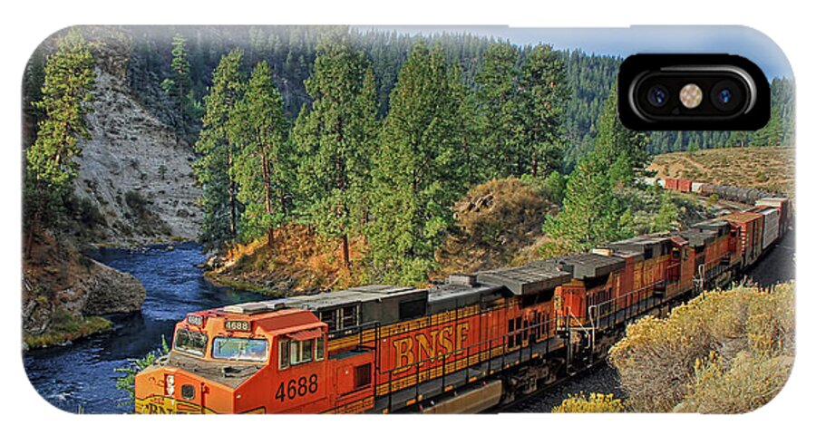 Bnsf iPhone X Case featuring the photograph 4688 by Donna Kennedy