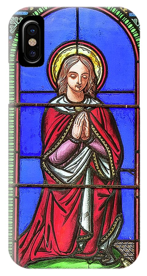 Saint Annes iPhone X Case featuring the digital art Saint Anne's Windows #5 by Jim Proctor
