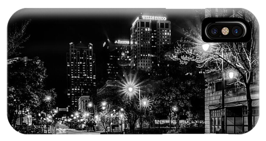 Alabama iPhone X Case featuring the photograph Birmingham Alabama Evening Skyline #6 by Alex Grichenko