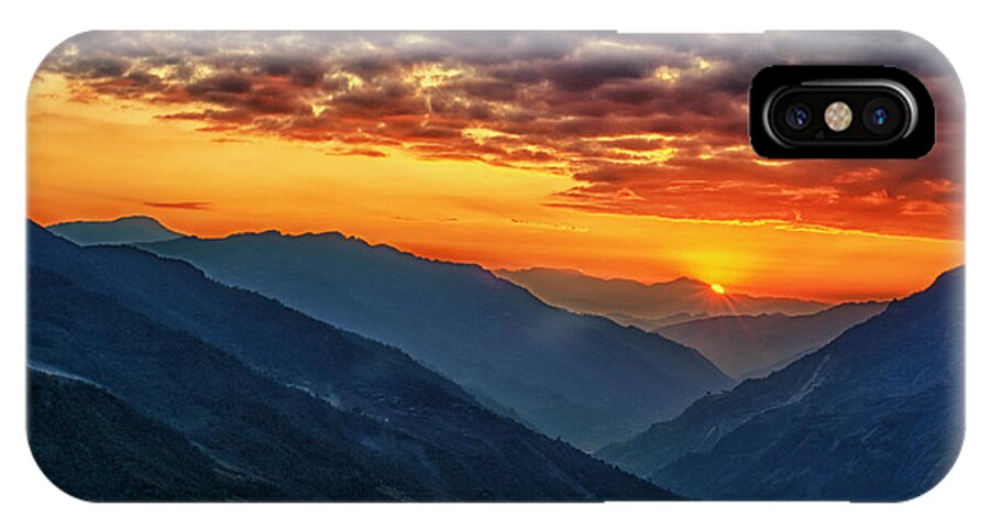 Adventure iPhone X Case featuring the photograph Kalinchok Kathmandu Valley Nepal #6 by U Schade