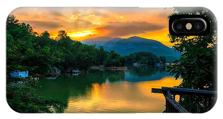Lake Lure iPhone X Case featuring the photograph Lake Lure #6 by Buddy Morrison
