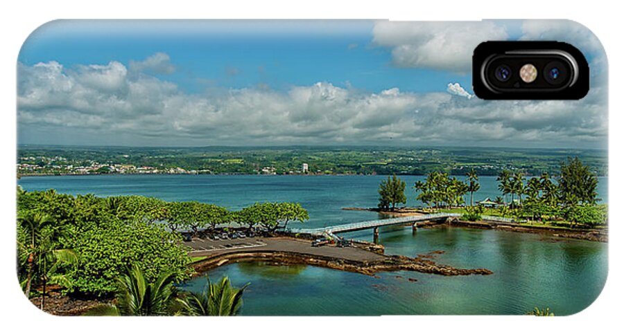 Christopher Holmes Photography iPhone X Case featuring the photograph A Beautiful Day Over Hilo Bay by Christopher Holmes