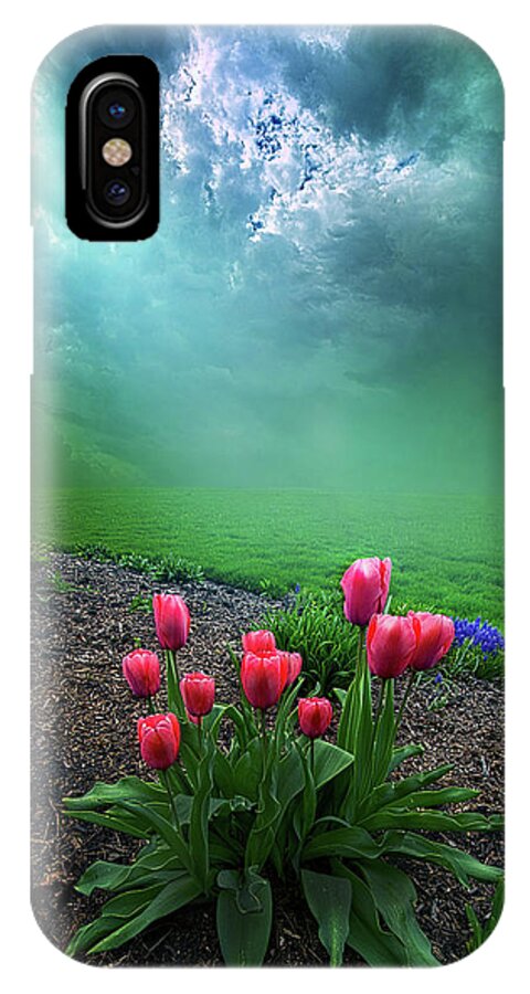 Clouds iPhone X Case featuring the photograph A Dream For You by Phil Koch