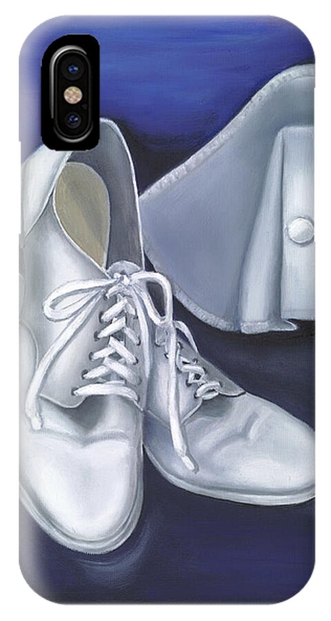 Nurse iPhone X Case featuring the painting A Tradition of White by Marlyn Boyd