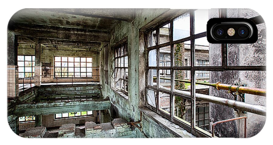 Abandon iPhone X Case featuring the photograph Abandoned industrial distillery by Dirk Ercken