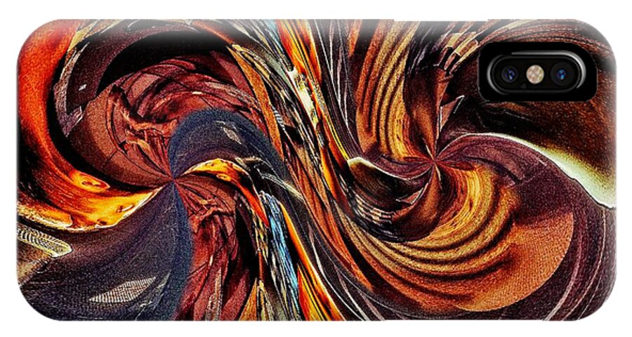 Abstract Delight iPhone X Case featuring the photograph Abstract Delight by Blair Stuart