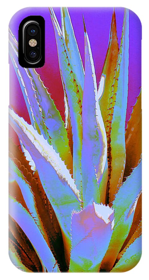 Cactus iPhone X Case featuring the photograph Agave Spirit by M Diane Bonaparte