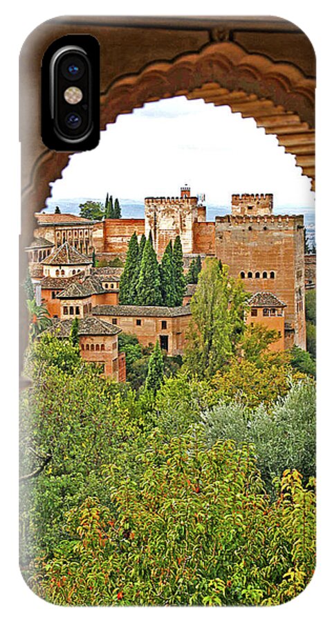 Alhambra iPhone X Case featuring the photograph Alhambra - Granada, Spain by Richard Krebs