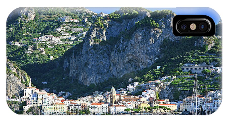 Kate Mckenna iPhone X Case featuring the photograph Amalfi Cove by Kate McKenna
