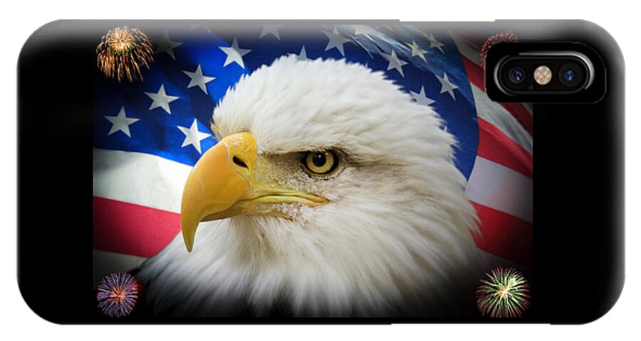 4th Of July iPhone X Case featuring the photograph American Pride by Shane Bechler