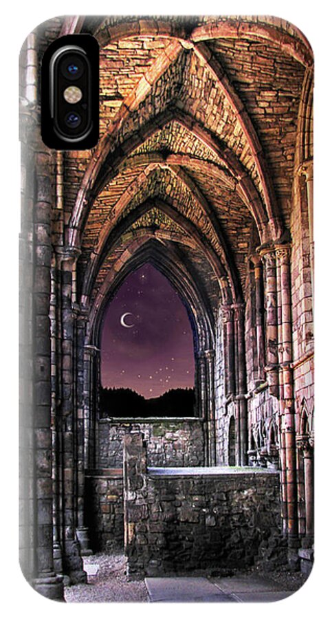 Abbey iPhone X Case featuring the digital art Ancient Alter by Vicki Lea Eggen
