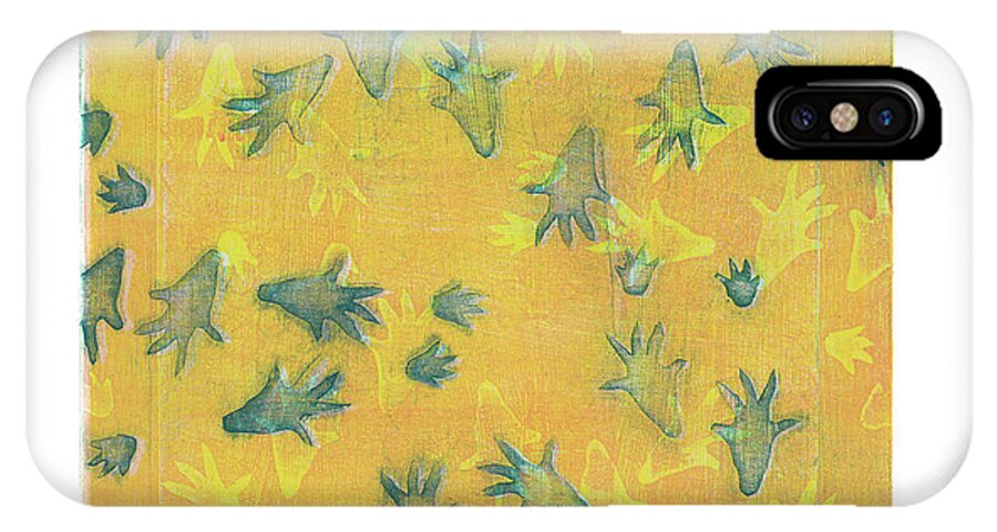 Rat iPhone X Case featuring the painting Annie 2 by Dawn Boswell Burke