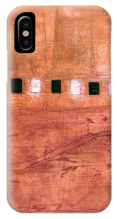 Fine Art Prints iPhone X Case featuring the painting Art Print U10 by Harry Gruenert