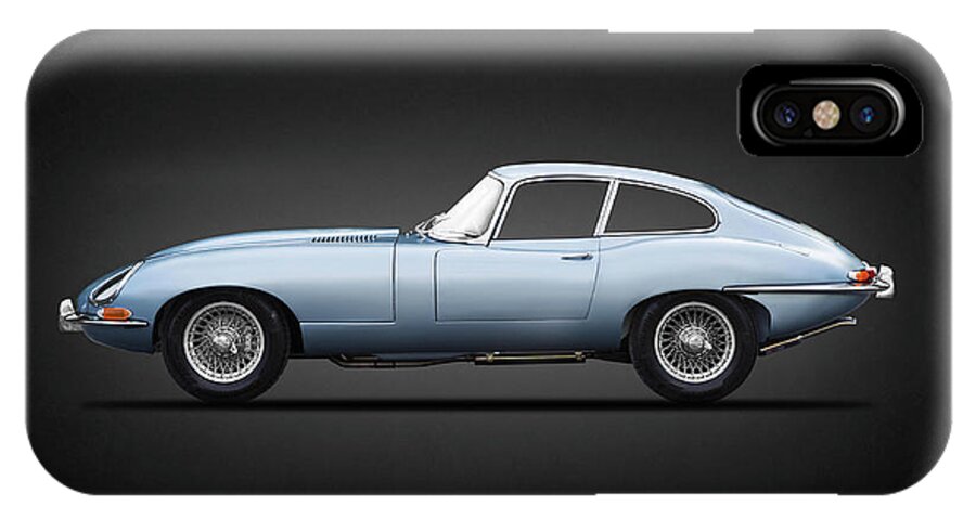 Jaguar E Type Coupe iPhone X Case featuring the photograph The 65 E-Type Coupe by Mark Rogan