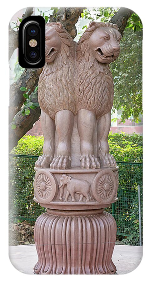 Ashoka pillar capital of Sarnath, Varanasi, Uttar Pradesh, India iPhone X  Case by Henning Marquardt - Pixels
