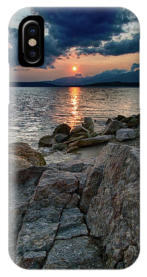 Landscape iPhone X Case featuring the photograph At the end of the day by Plamen Petkov
