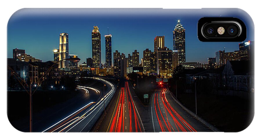Landscape iPhone X Case featuring the photograph Atlanta Skyline 1 by Kenny Thomas