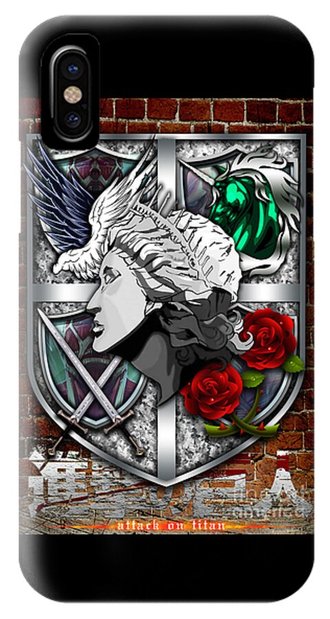 Attack on titan Emblems iPhone X Case by Jpmdesign - Fine Art America