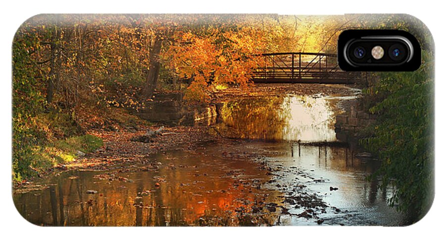 River iPhone X Case featuring the photograph Autumn Over Furnace Run by Rob Blair